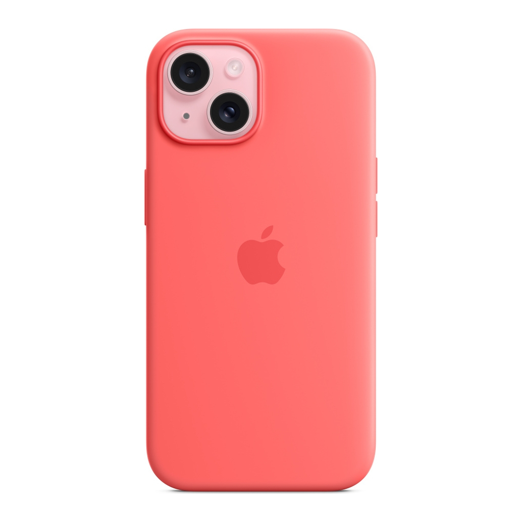 Чохол до мобільного телефона Apple iPhone 15 Silicone Case with MagSafe Guava (MT0V3ZM/A) - зображення 2