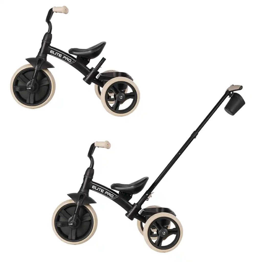 Дитячий велосипед QPlay Elite Pro триколісний Black (T10-BEliteProBlack) - зображення 3