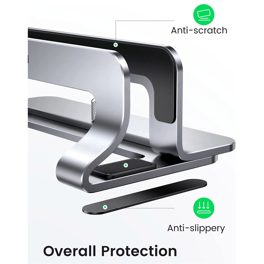 Підставка до ноутбука Ugreen LP258 Vertical Laptop Stand Silver (20471) - зображення 6