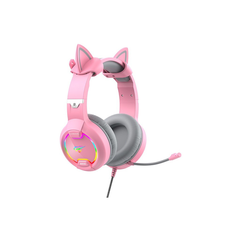 Навушники Havit HV-H2233d Cat Pink - зображення 3