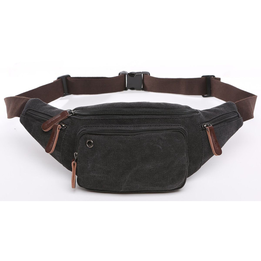 Сумка Vintage Текстильна Чорна (20085) - зображення 7