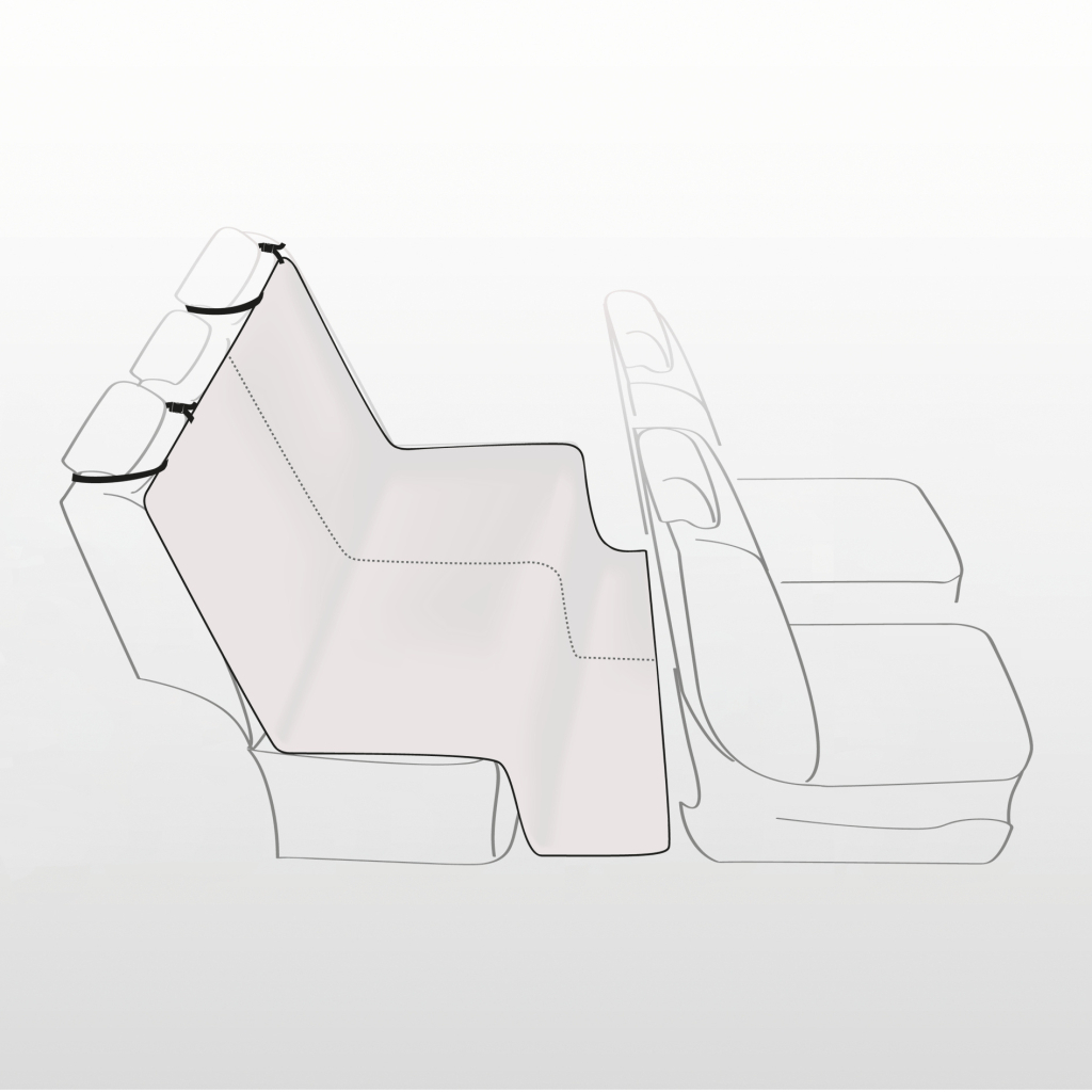 Килимок для тварин Trixie захисний в авто 1.4х1.2 м Бежевий (4011905132372) - зображення 3