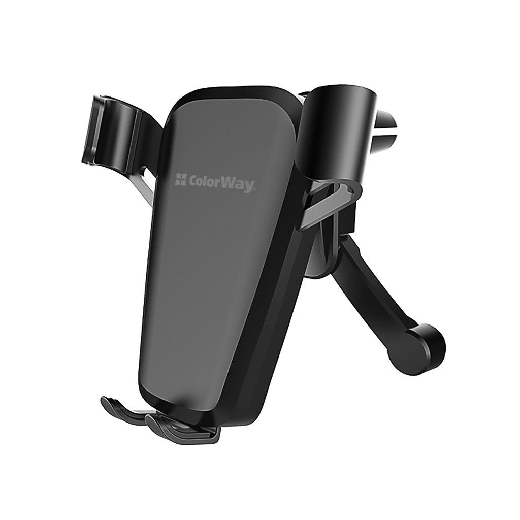 Універсальний автотримач ColorWay Soft Touch Gravity Holder Black (CW-CHG03-BK) - зображення 4