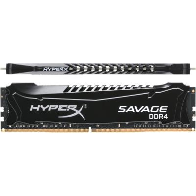 Модуль пам'яті для комп'ютера DDR4 8GB 2666 MHz HyperX Savage Black Kingston Fury (ex.HyperX) (HX426C13SB2/8) - зображення 4
