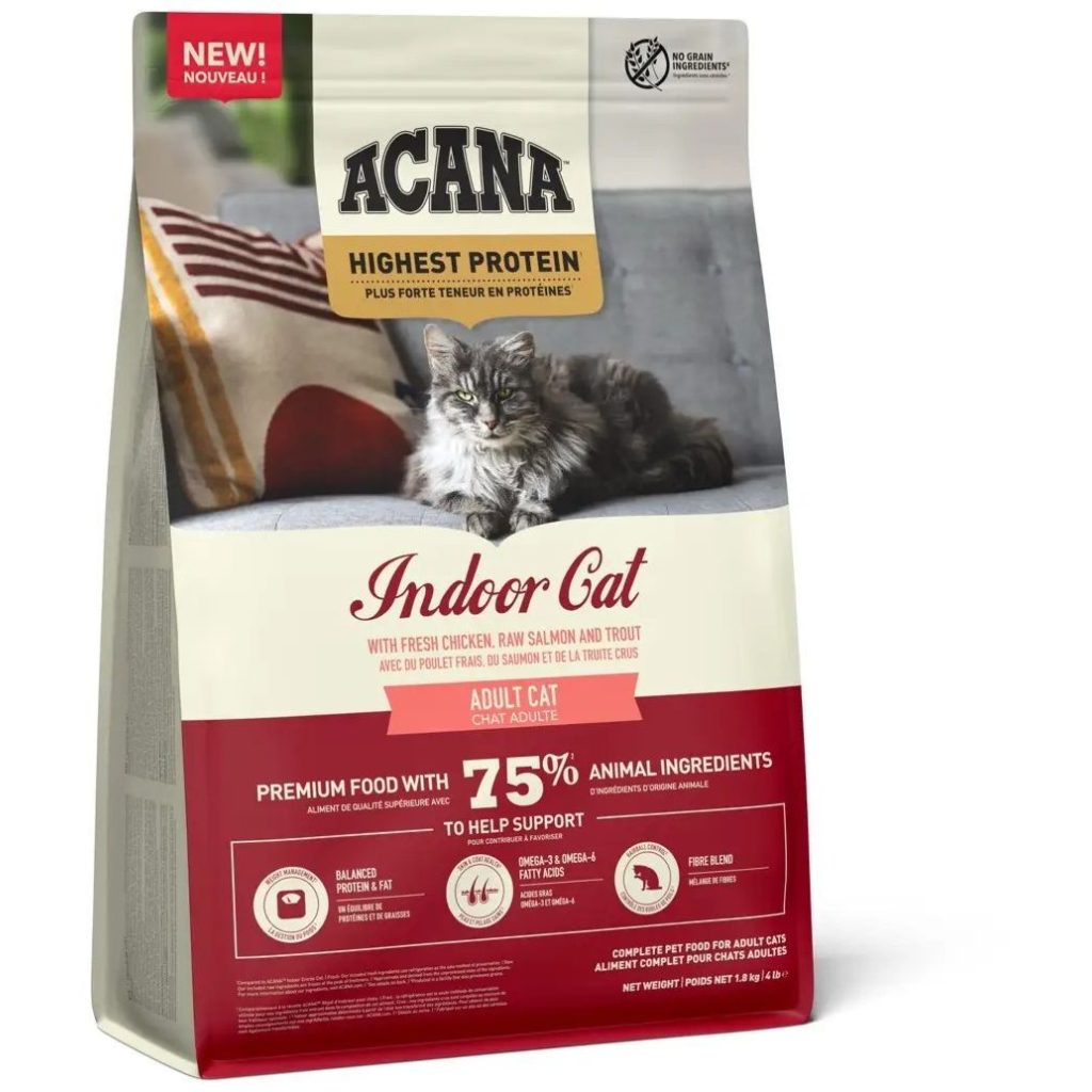Сухий корм для кішок ACANA Highest Protein Indoor 1.8 кг (0064992723972) - зображення 2
