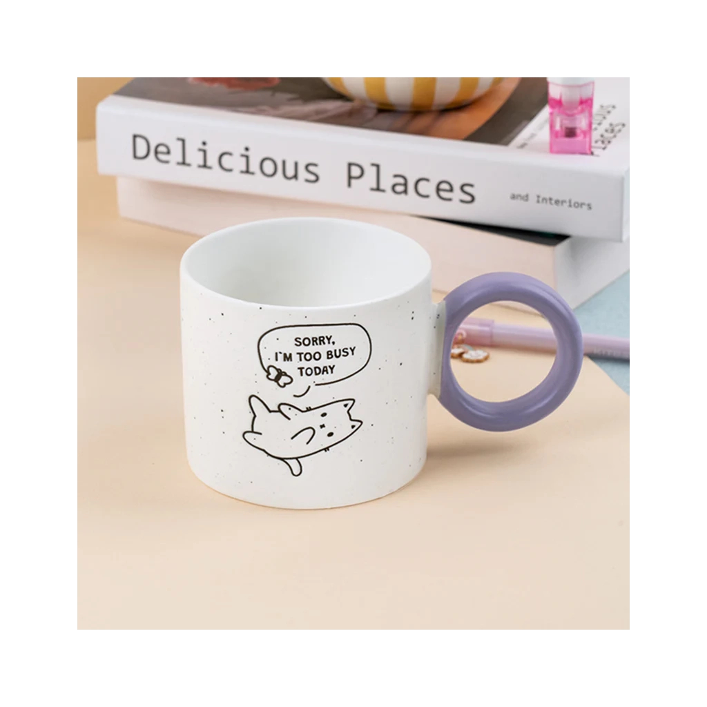 Чашка Kite 370 мл Busy cat (K25-220-1) - зображення 5