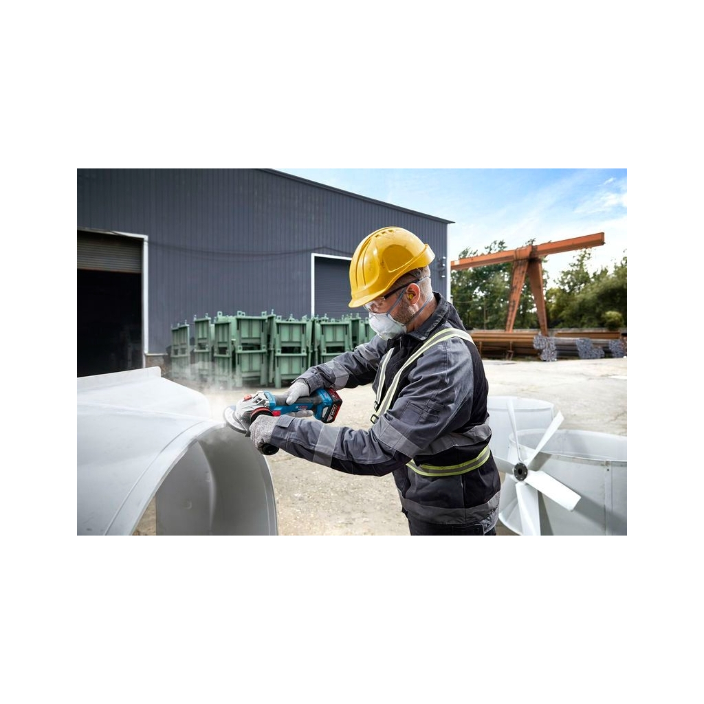 Шліфувальна машина Bosch GWS 18V-11S 125мм, 18В, 1x5Ah, 0-9000об/хв, 1.7кг, кейс (0.601.9N4.003) - зображення 4