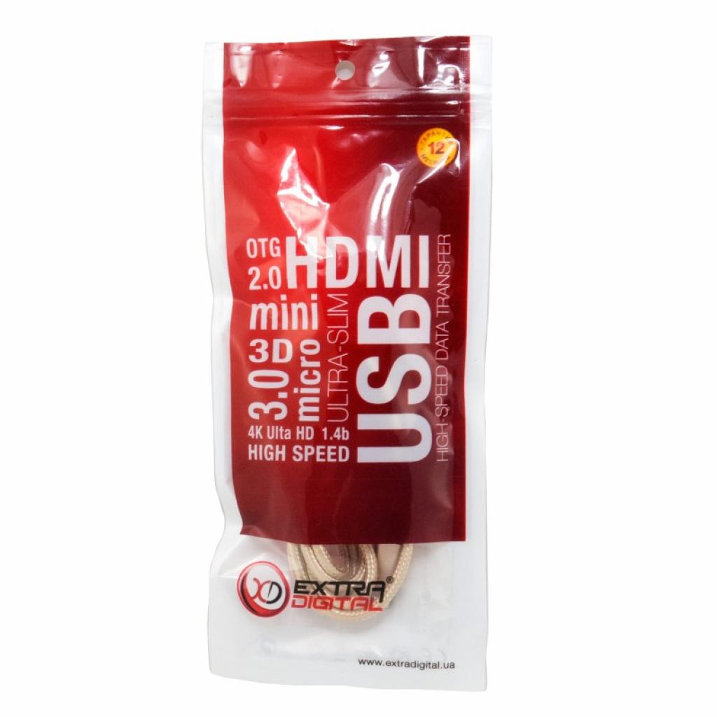 Дата кабель USB 2.0 AM to Lightning 1.0m Extradigital (KBA1661) - зображення 7