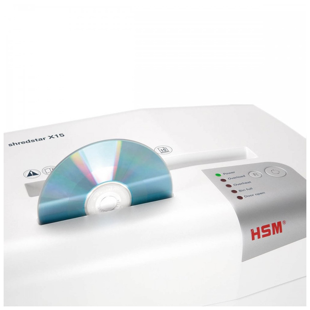 Знищувач документів HSM shredstar X15 (4x37) (6020455) - зображення 6