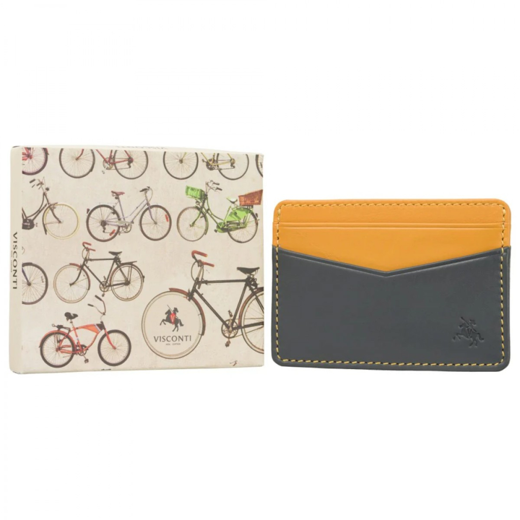 Кардхолдер Visconti VSL40 Axe Grey Mustard (VSL40 GREY MUST) - изображение 6