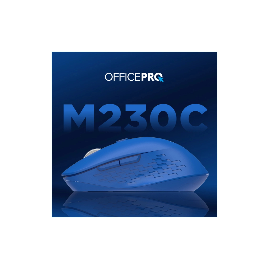 Мишка OfficePro M230C Silent Click Wireless/Bluetooth Blue - зображення 5