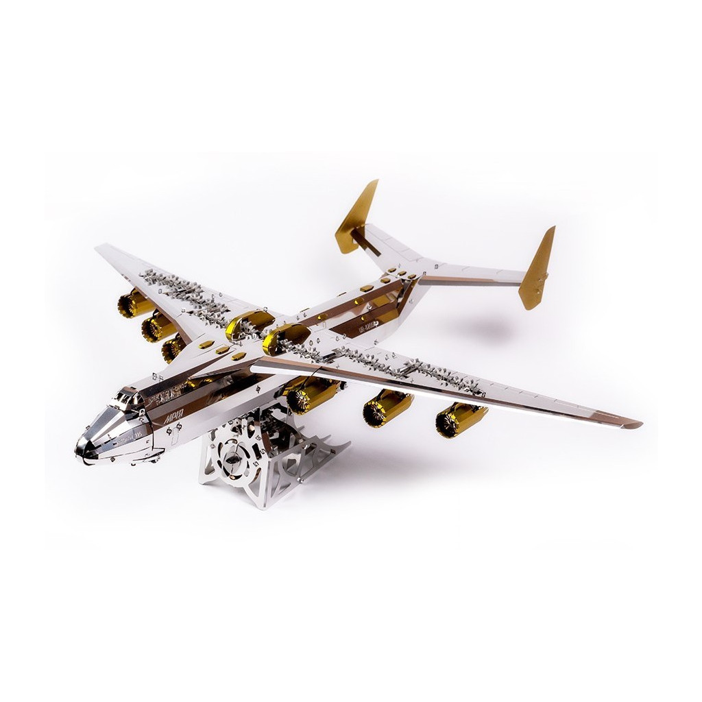 Конструктор Metal Time Колекційна модель Ukrainian Dream механічний літак Мрія АН-225 двокольоровий Exclusive Edition (MT001EE) - зображення 1