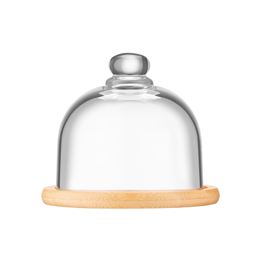 Блюдо Ardesto зі скляною кришкою 12 см (AR2612BD) - зображення 1