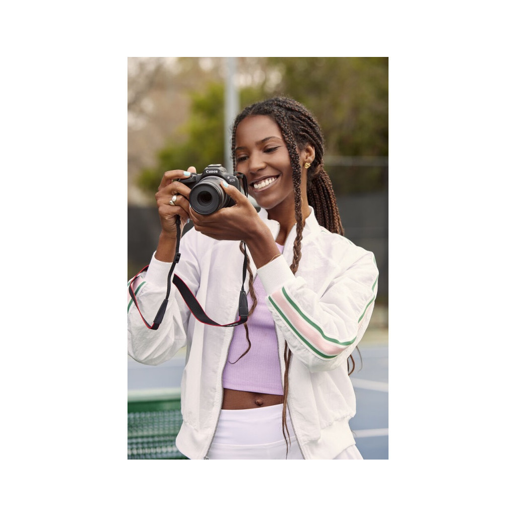 Цифровий фотоапарат Canon EOS R50 + RF-S 18-45 IS STM White (5812C030) - зображення 3