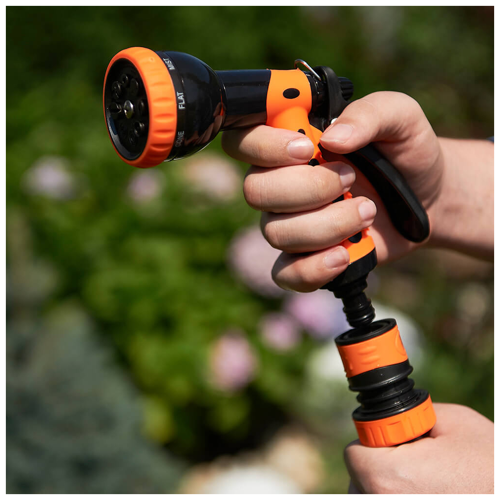 Пістолет для поливу SEQUOIA кількість режимів 8, пластик, цинк, вага 0.3 кг (SWSKIT3) - изображение 4