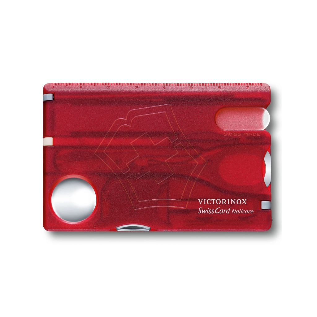 Мультитул Victorinox SwissCard NailCare Transparent Red (0.7240.T) - зображення 6