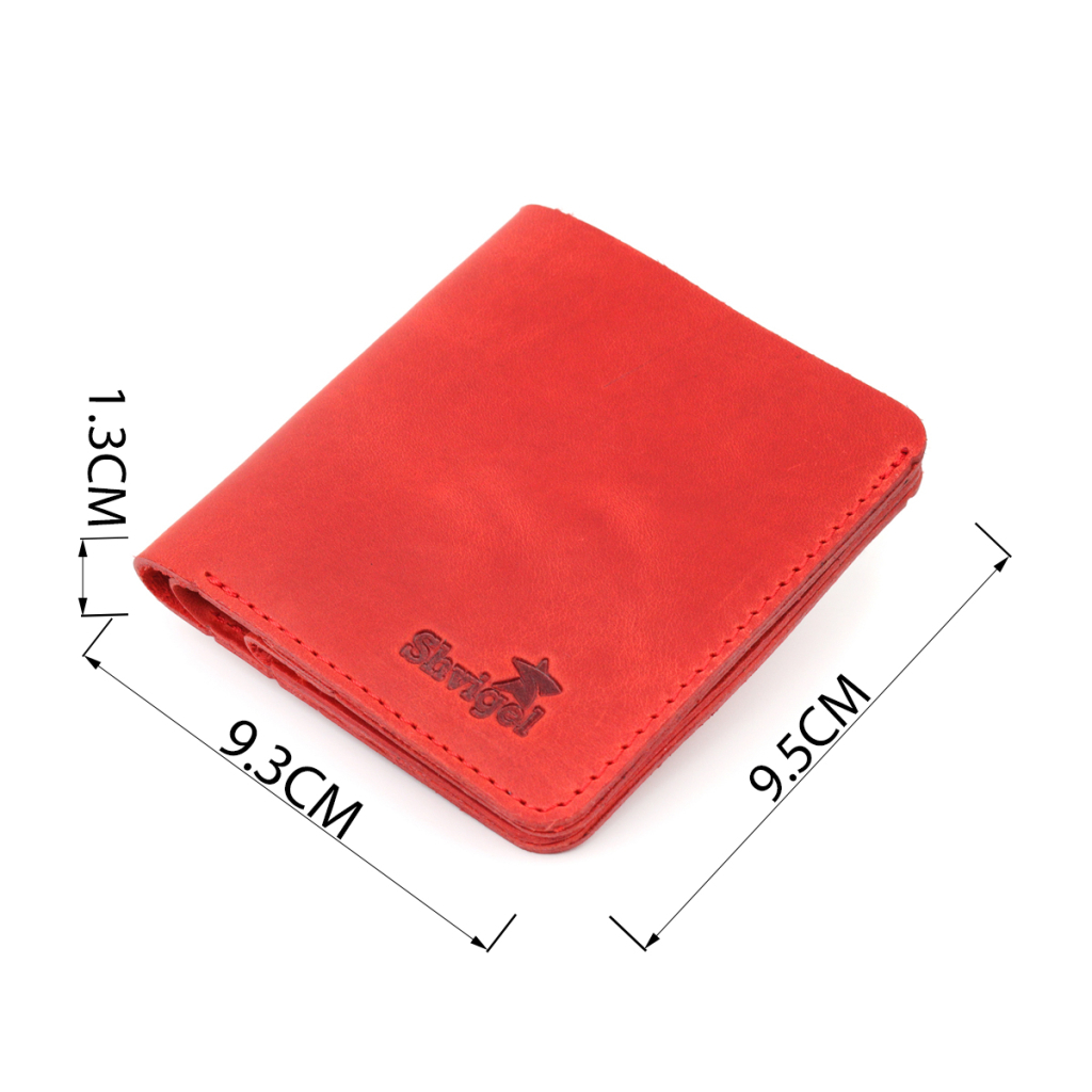 Портмоне Shvigel Шкіряне Червоне (16602) - зображення 3