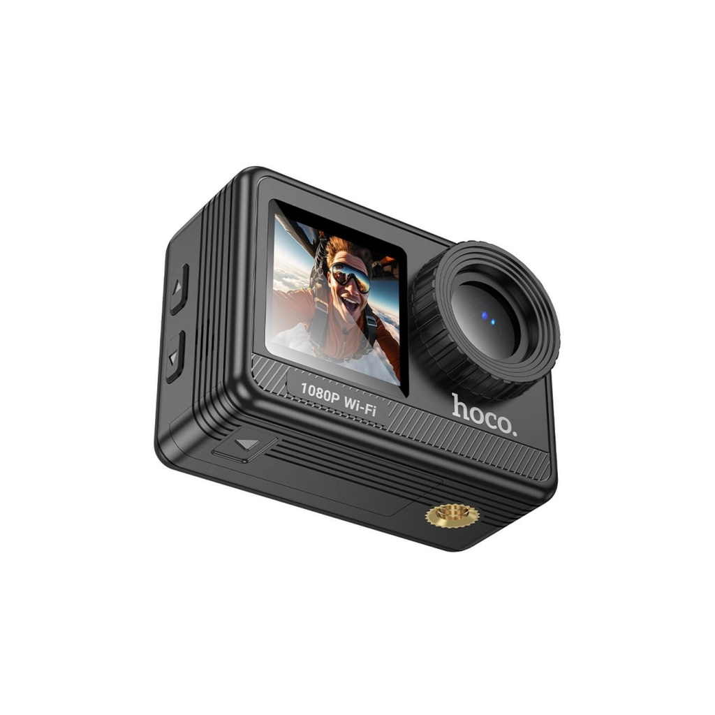 Екшн-камера HOCO DV103 Dual color screen Black (6942007638296) - изображение 4