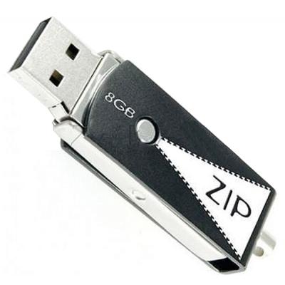 USB флеш накопичувач Goodram 8GB Zip Black USB 2.0 (PD8GH2GRZIKR9) - зображення 2