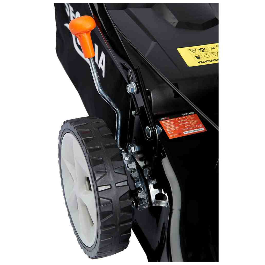 Газонокосарка SEQUOIA бензинова, несамоходна, 2.0 кВт, 40 см, 25-75 мм, 45 л. (SPLM4000) - зображення 6