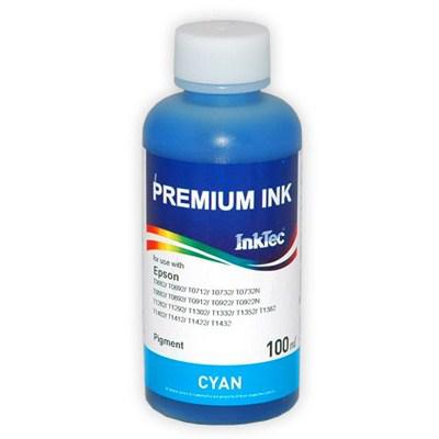 Чорнило InkTec Epson C79/91 Т26/27 ТХ106/117 S22/SX130/420 Cyan Pigment (E0013-100MC) - зображення 1