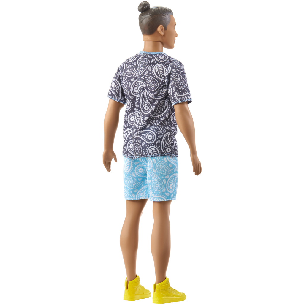 Лялька Barbie Fashionistas Кен в футболці з візерунком пейслі (HPF80) - зображення 4