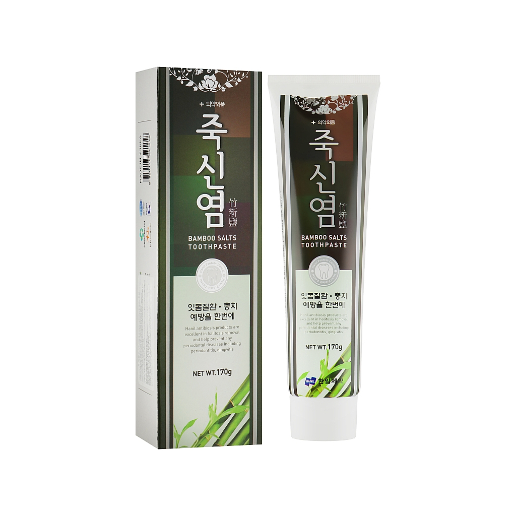 Зубна паста Hanil Bamboo Salts Toothpaste з бамбуковою сіллю 170 г (8809177591258) - зображення 2