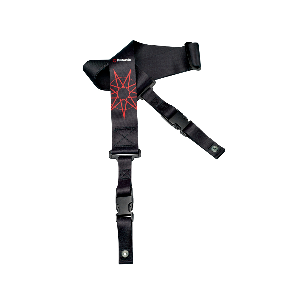 Ремінь для гітари DiMarzio Jim Root #4 Black ClipLock (DD2248) - зображення 1