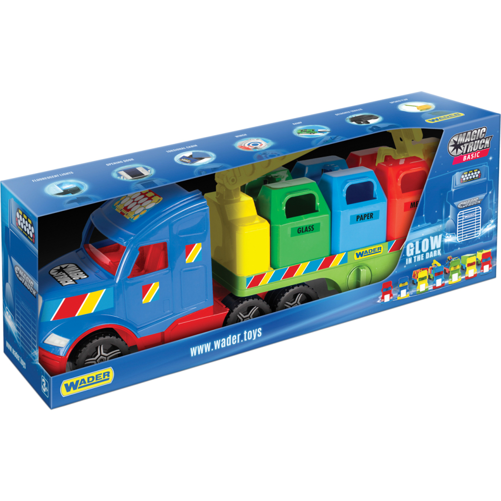 Спецтехніка Wader Magic Truck Basic сміттєвоз (36320) - зображення 2