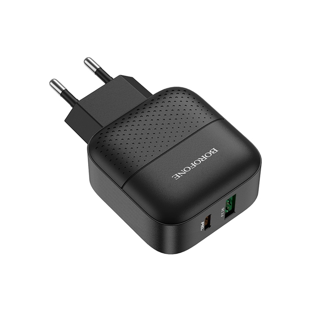 Зарядний пристрій BOROFONE BA46A Premium Black (BA46AB) - зображення 3