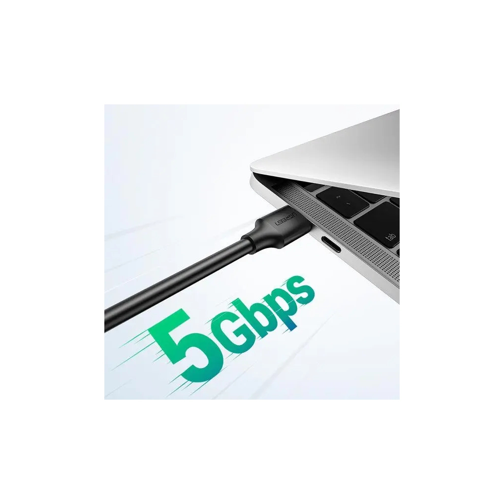 Дата кабель USB 3.0 AM/AM 3.0m US128 black Ugreen (90576) - зображення 4