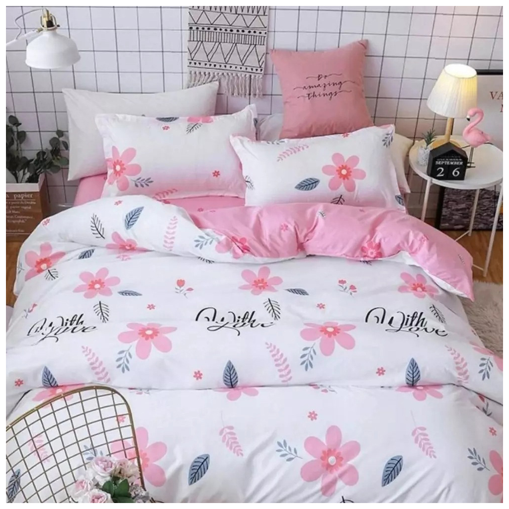 Постільна білизна MirSon Бязь 20-0003-1 Abelie 200х220 (2200004097213) - зображення 1