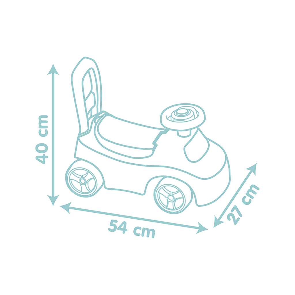 Чудомобіль Smoby Little Котик 54 х 27 х 40 см, 10 міс.+ (140503) - изображение 3