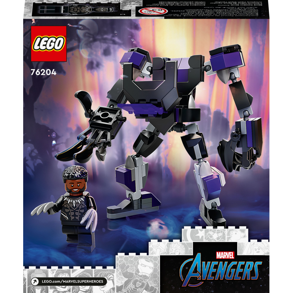 Конструктор LEGO Super Heroes Marvel Чорна Пантера: робот 125 деталей (76204) - зображення 9