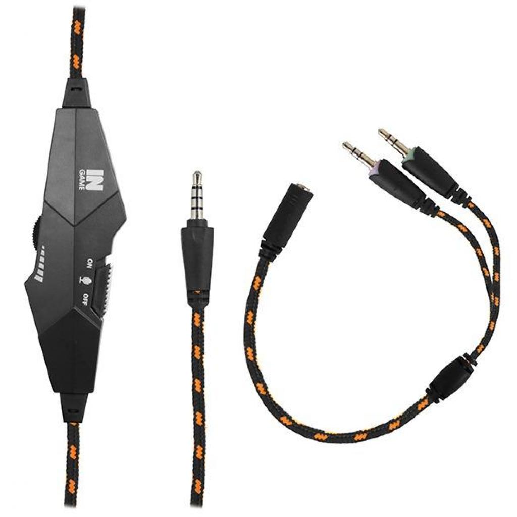 Навушники Gemix N20 White-Black-Orange Gaming - зображення 4