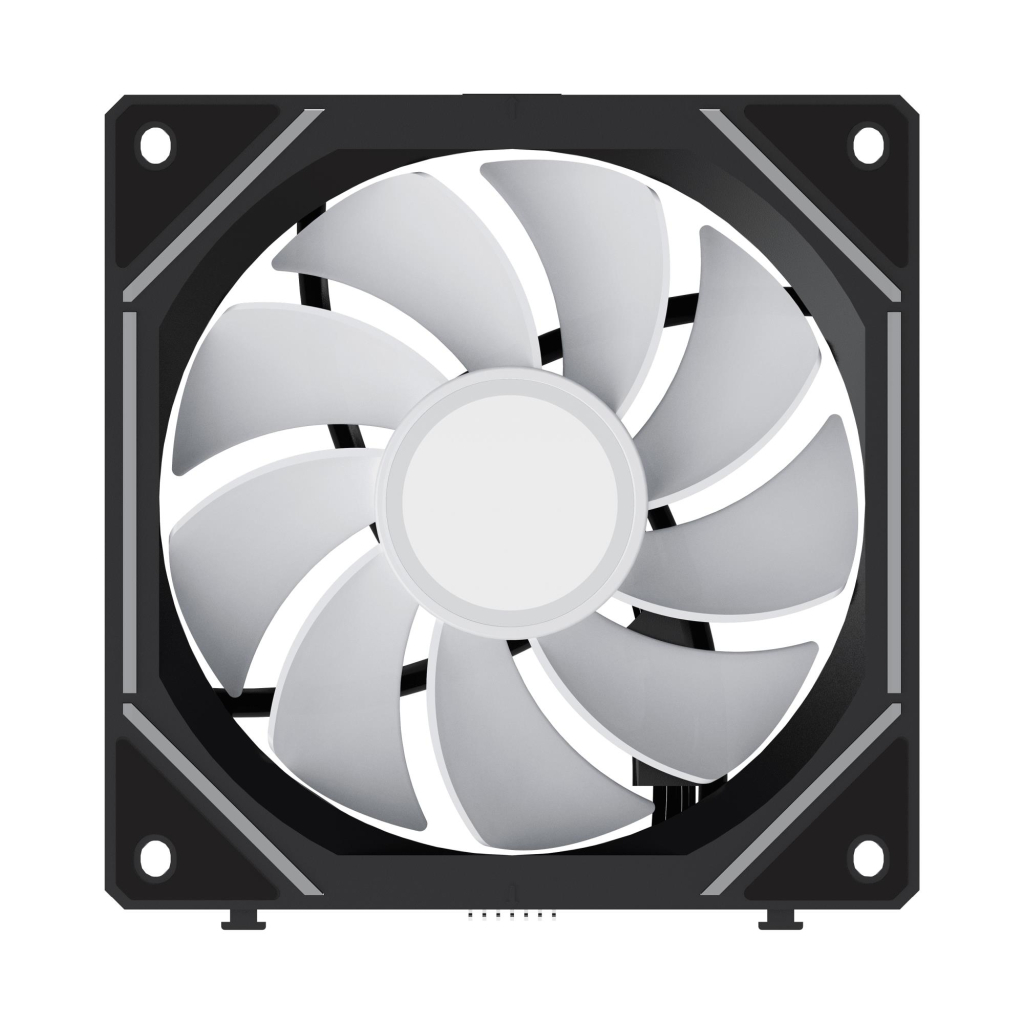 Кулер до корпусу OCYPUS GAMMA F12 UNI BK ARG (GAMMA-F12-BK3AM01U-GL) - зображення 4