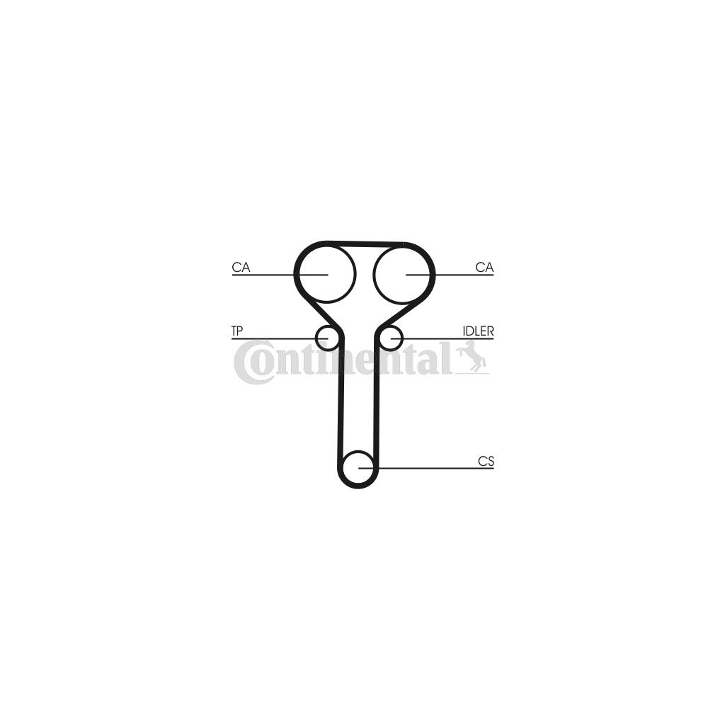 Ремінь ГРМ CONTITECH CT978 - зображення 2