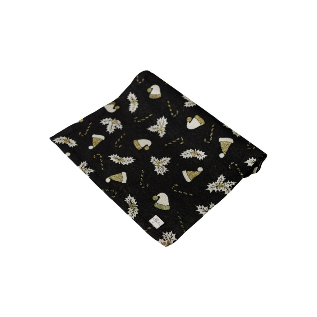 Доріжка на стіл Прованс Шапочки на чорному 40х180 см (036446) - зображення 10