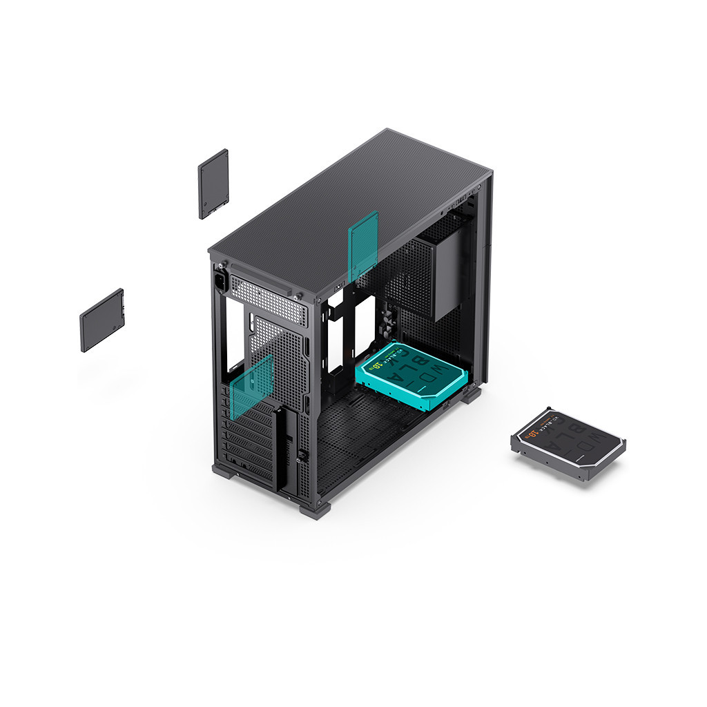 Корпус JONSBO D41 MESH Black - зображення 11