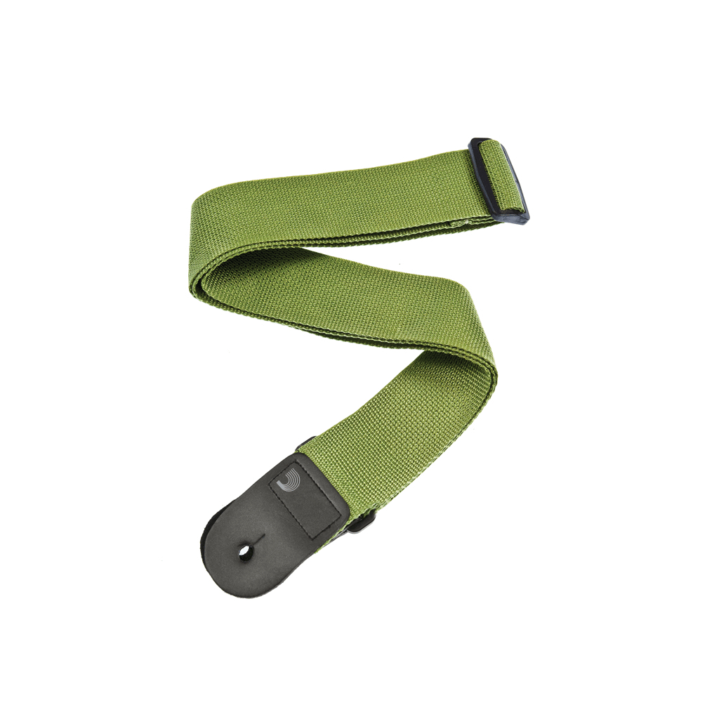Ремінь для гітари D'Addario PolyPro Guitar Strap Green (PWS107) - зображення 1