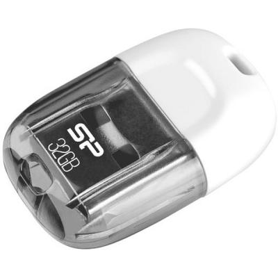 USB флеш накопичувач Silicon Power 32GB Touch T09 White USB 2.0 (SP032GBUF2T09V1W) - зображення 2