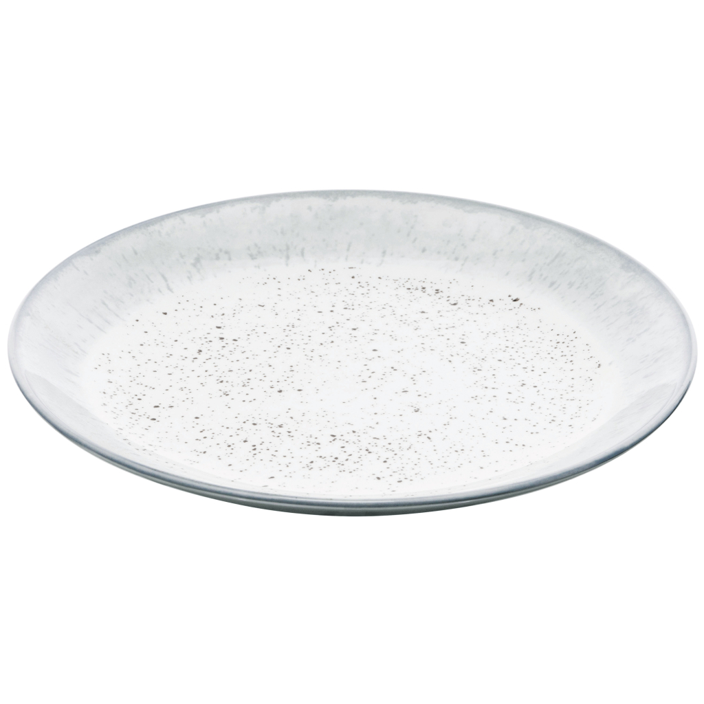 Тарілка Ardesto Siena, 19см, порцеляна, біло-сірий (AR2919SW) - зображення 3