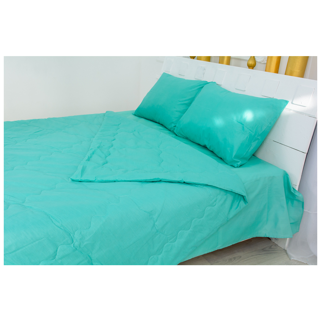 Ковдра MirSon вовняна Літня №2389 Mint 155x215 (2200003032635) - зображення 2