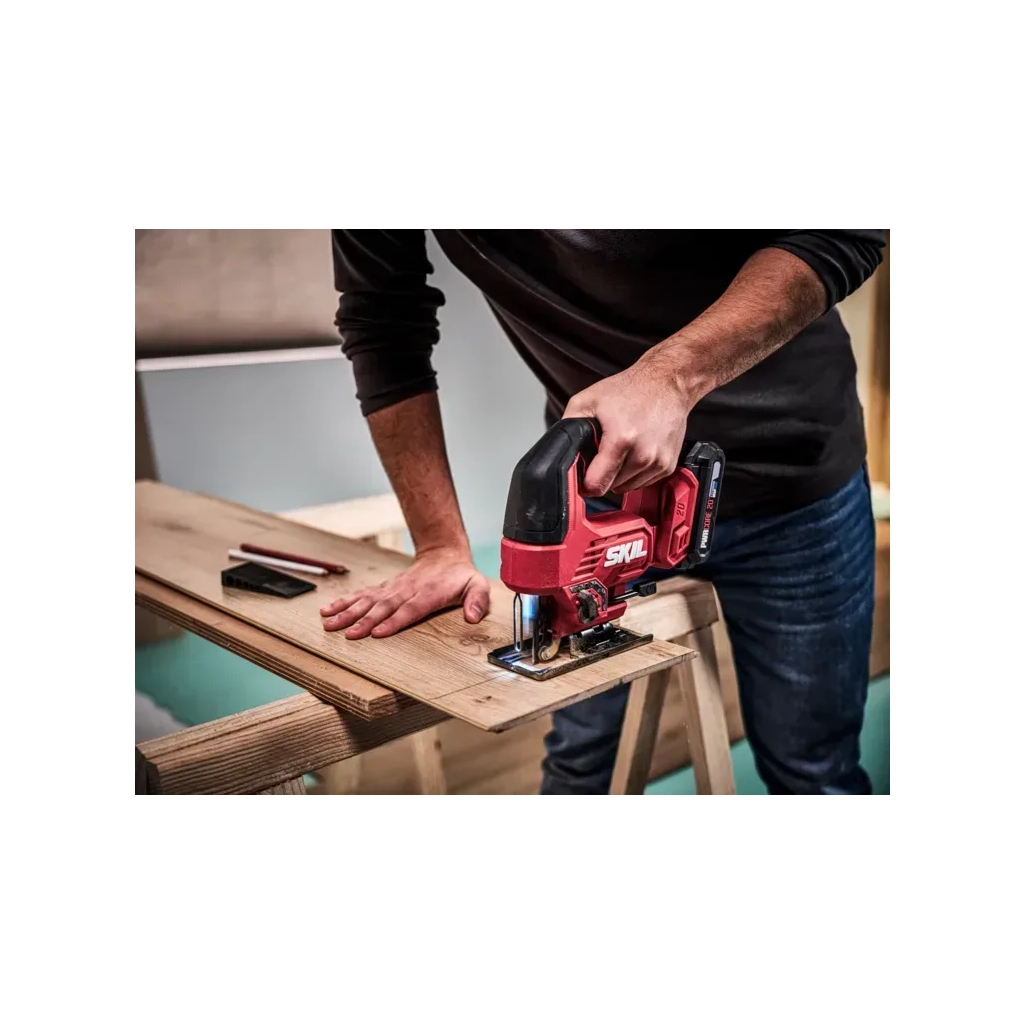 Електролобзик Skil 3421 CA Li-Ion 20V, акумуляторний безщітковий (Без АКБ та ЗП) (SW1E3421CA) - изображение 8