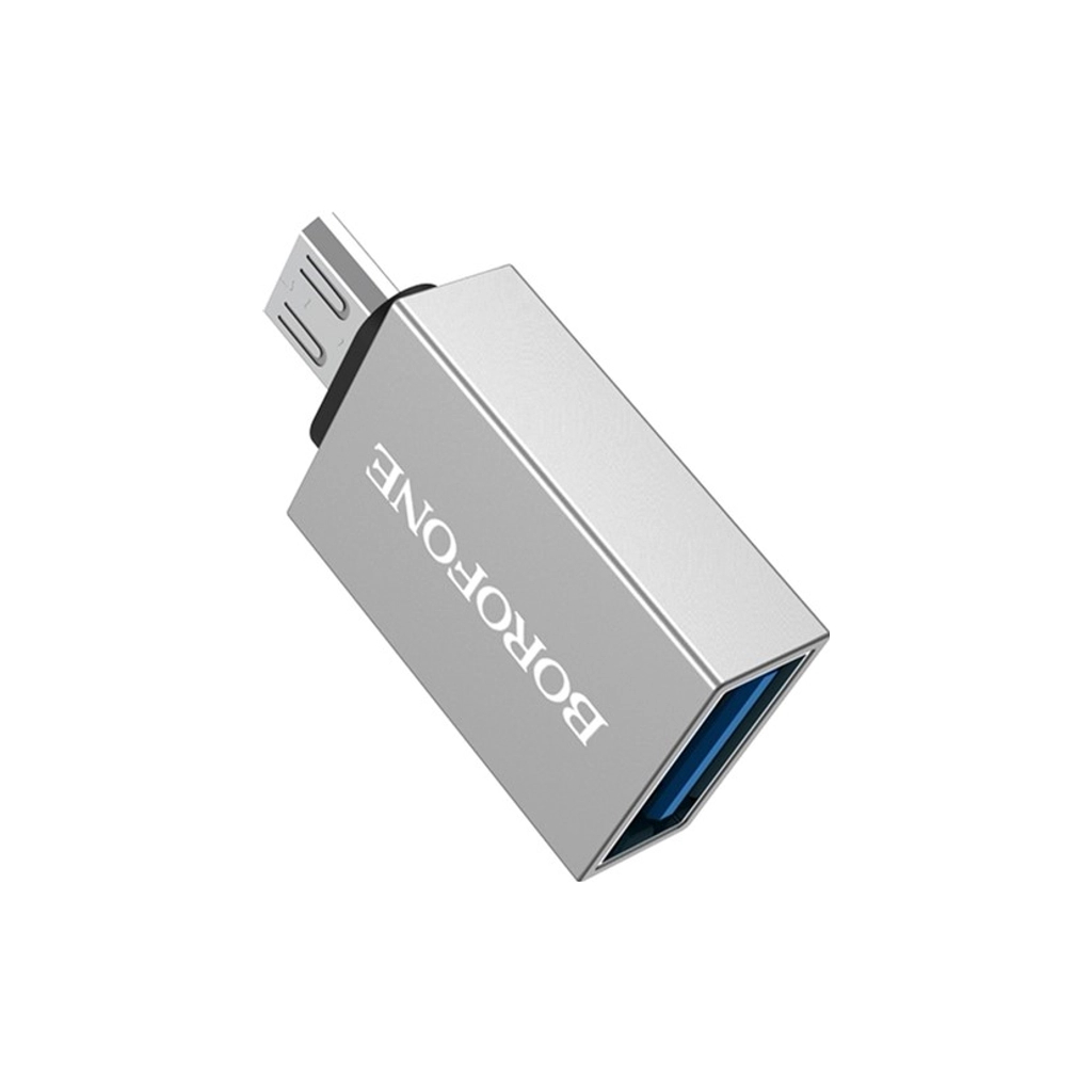 Перехідник BV2 USB to Micro-USB M OTG USB 3.0 BOROFONE (6957531090311) - зображення 2