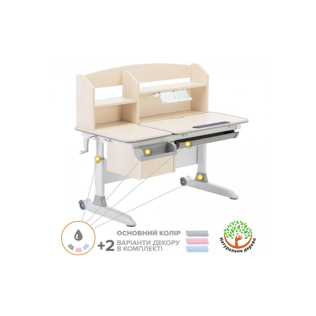 Парта ErgoKids Romana MG Multicolor (Evo-70 MG/MC) - зображення 2