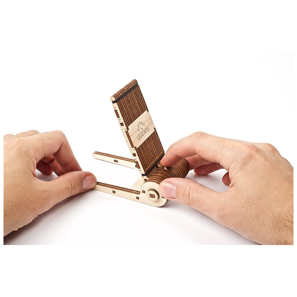 Конструктор Ugears Підставка для телефона (70145) - зображення 7