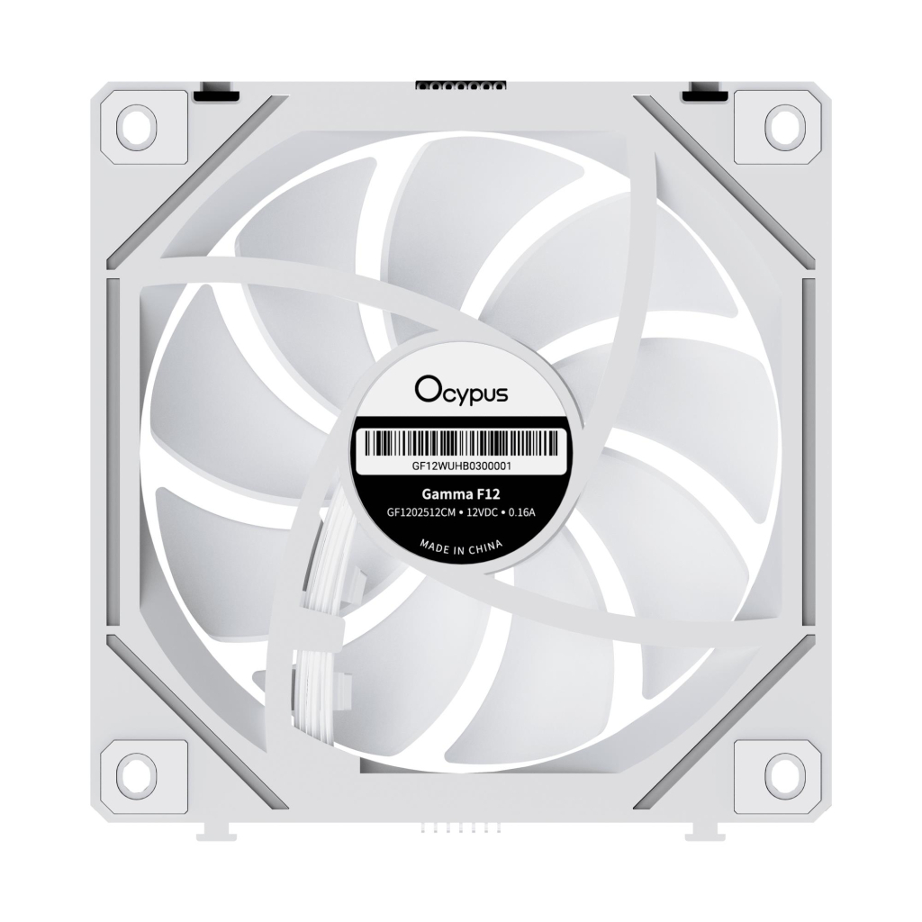 Кулер до корпусу OCYPUS GAMMA F12 UNI WH ARG (GAMMA-F12-WH3AM00U-GL) - зображення 5