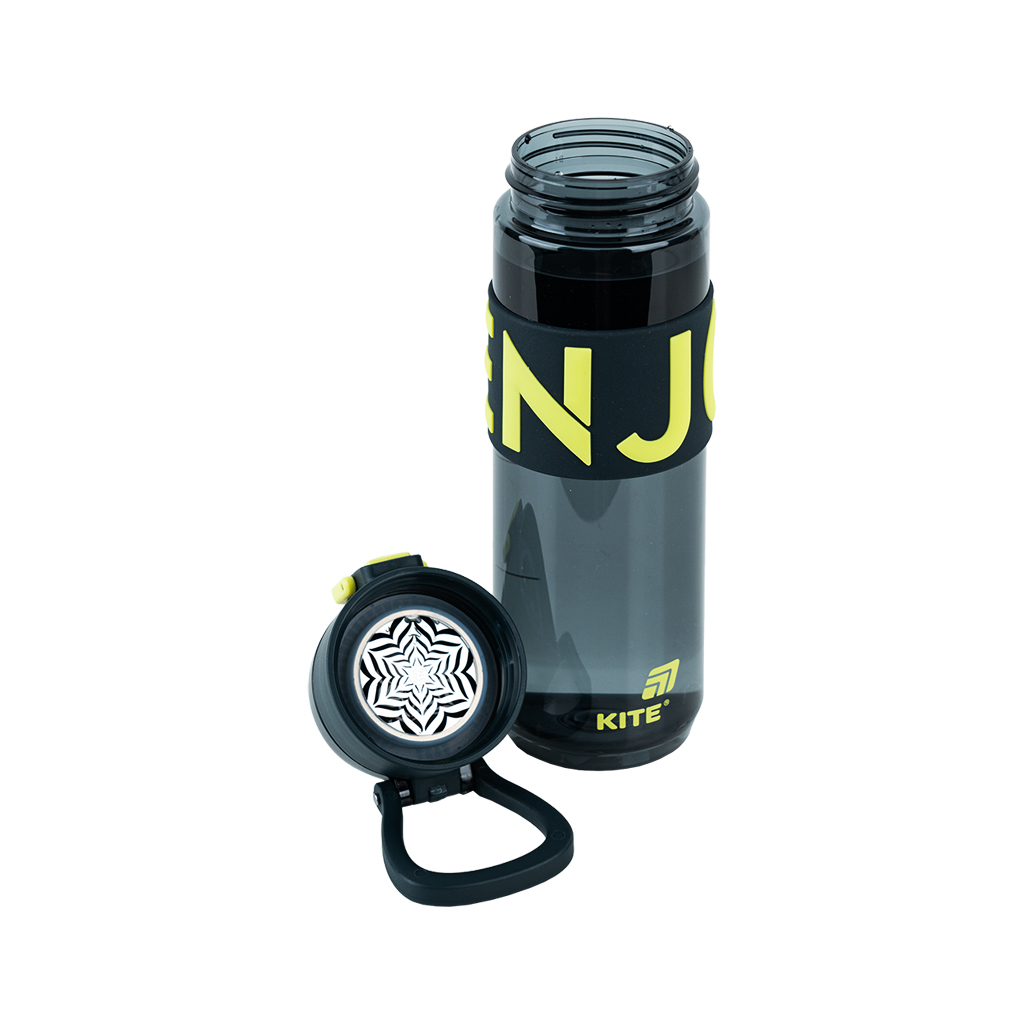 Пляшка для води Kite 680 мл чорно-жовта (K25-1233-1) - зображення 4