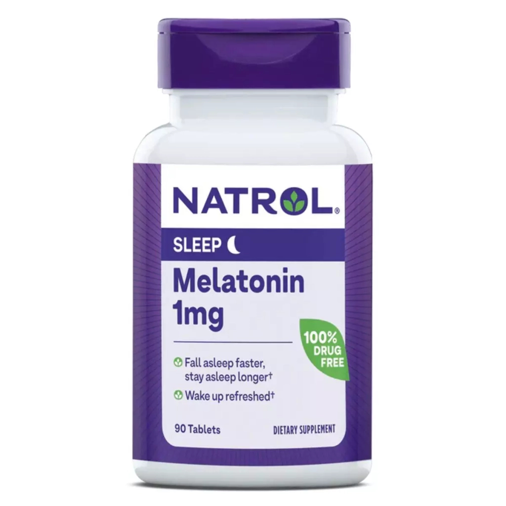 Амінокислота Natrol Мелатонін, 1 мг, Melatonin, 90 таблеток (NTL-00465) - зображення 4